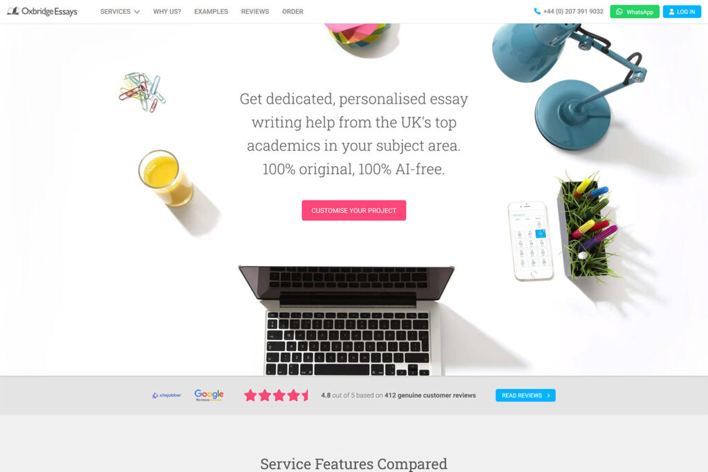 Oxbridge essays review